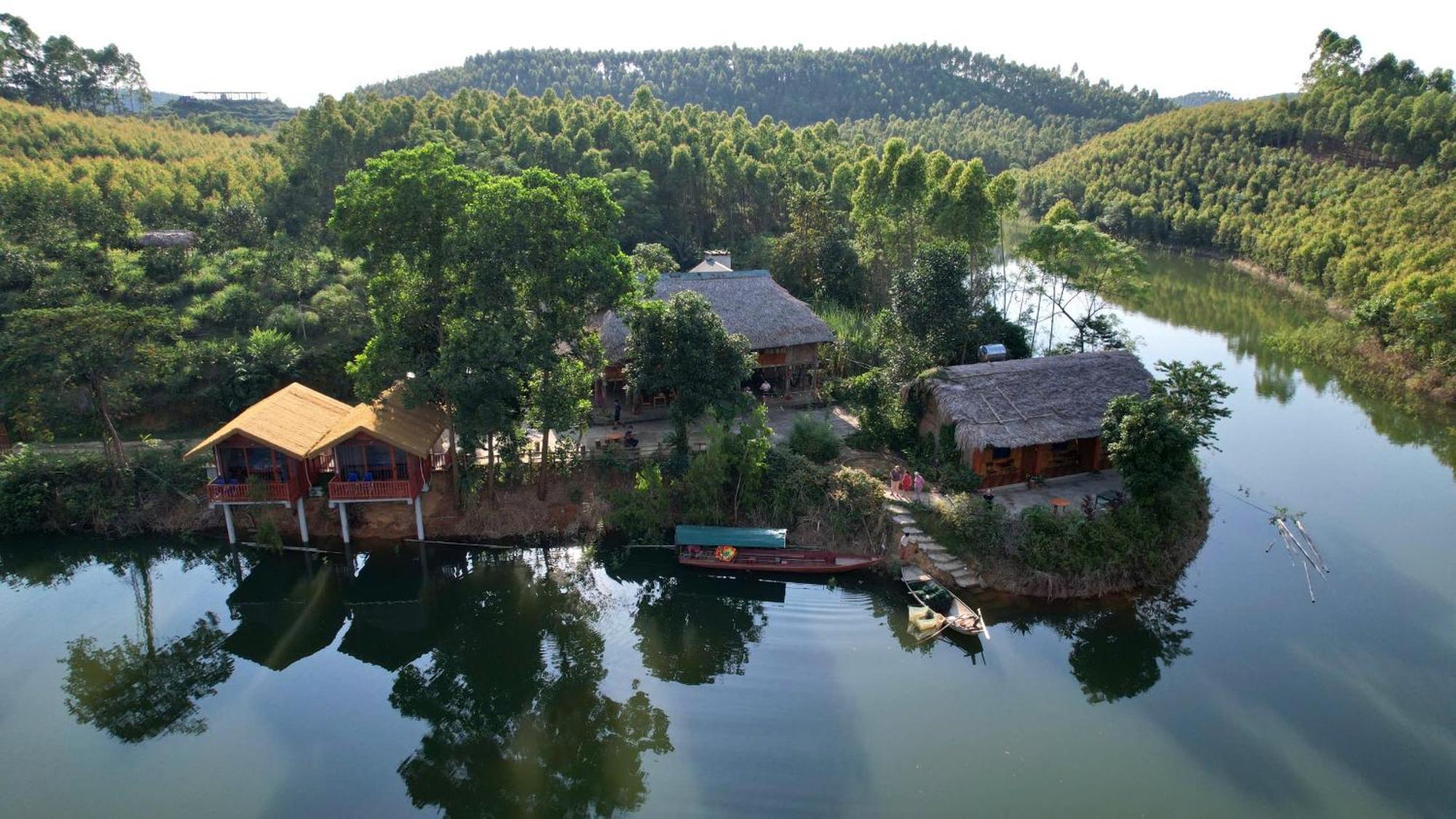 Giangtien Homestay-Vulinh Farmstay-Bungalow Yen Binh Kültér fotó